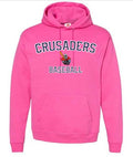 Unisex Hoodie - Pink/Navy